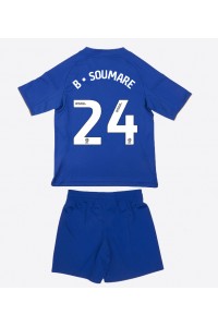 Leicester City Boubakary Soumare #24 Jalkapallovaatteet Lasten Kotipeliasu 2025-26 Lyhythihainen (+ Lyhyet housut)